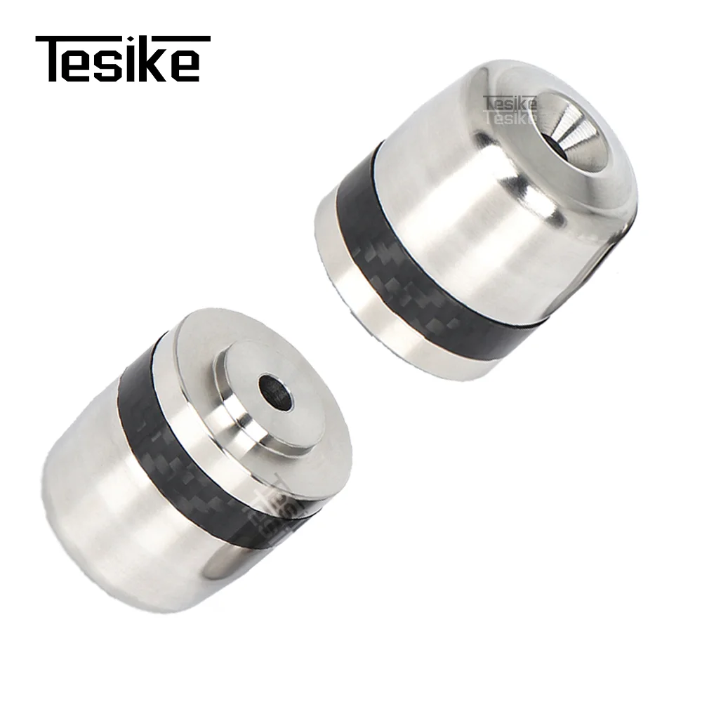 Motorcycle Bar End Caps Handlebar Grips For Honda PCX150/160 CB400X/F NSS 350 Silver-coloured stainless steel Handle Bar End