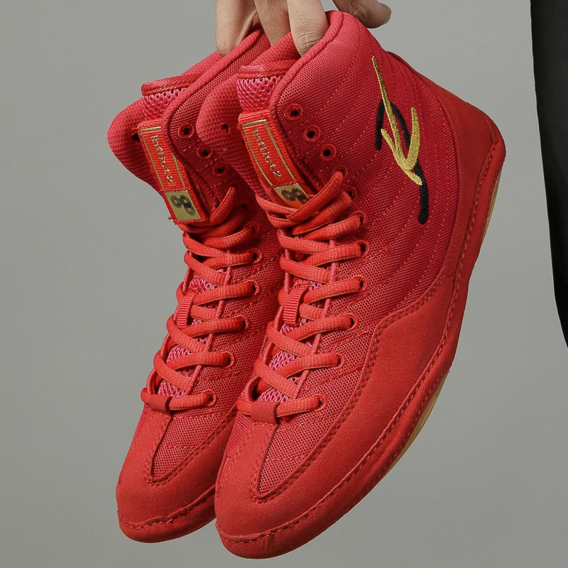 

Hot Sale New Breathable Unisex Comfortable Wrestling Boxing Boots Wrestling Martial Arts Shoes Boxing Shoes Athletic Shoes