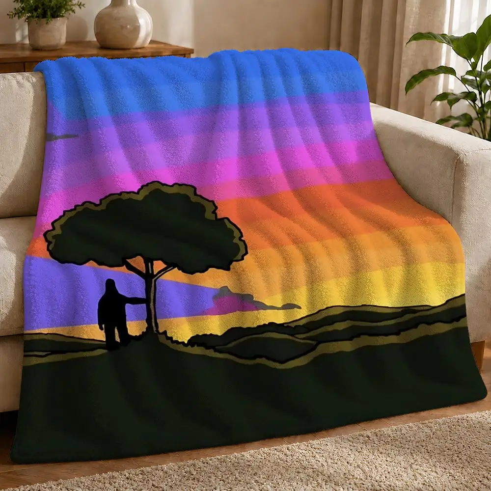 Quirky The Big Lez Show Throw 1pc Flannel Blanket Soft Lightweight Warm Cozy For Bedroom Sofa Bed