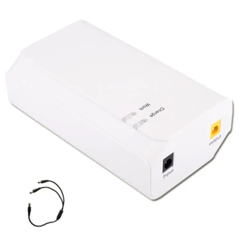 

12V 2.5A UPS Power Supply WIFI Router Uninterruptible Power 13200mAh Battery Backup 5.5x2.1 Double Outputs