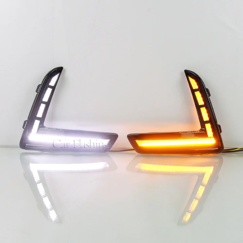 For Honda 22-23 VEZEL HR-V daytime running lights front bumper hrv flow turn signal XR-V fog lights