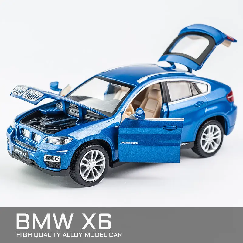 WELLY 1:32 BMW X6 SUV Alloy Car Diecasts & Toy Vehicles Car Model Miniature Scale Model Car Toy Collect Ornaments For Children