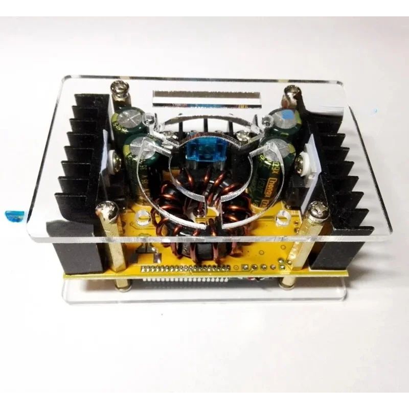 DC-DC High-power Adjustable Boost Power Supply Module, Constant Voltage and Current  Dual Display