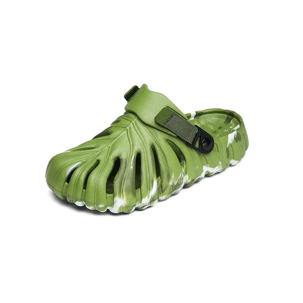 Monstera Delnorosa-Sandales de plage légères unisexes, chaussures d'extérieur respirantes à enfiler, pantoufles d'été pour E9S3, nouvelle mode