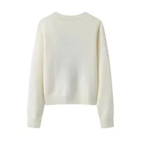 Crochet Bear Knit Sweater Pullover Women Jacquard Knitwear 2026 Autumn Winter Tops Coat Luxury Designer Brand Women Clothin - Image 4
