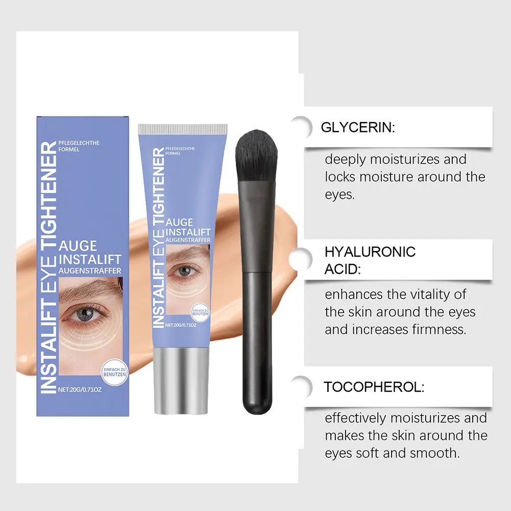 20g Temporary Eye Tightener Eye Cream For Younger Fresher Eyes Instants Lift Eye Tightener Reduces Dark Circles Puffiness