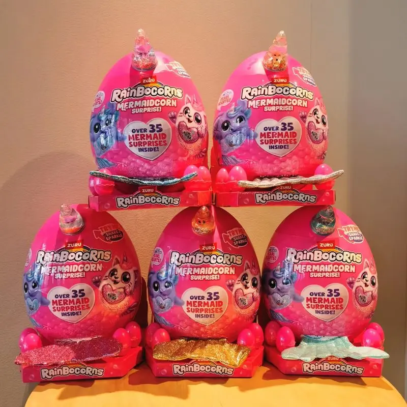 

Zuru Rainbocorns Kitty Mania: Плюшевая кукла-единорог-котёнок в яйце-сюрпризе (слепая коробка) с 40+ сюрпризами – подарок для детей на День рождения и Новый год