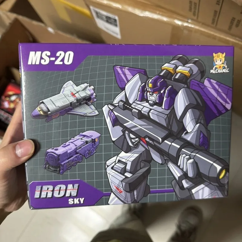 

Трансформеры MS-20 большой поезд, небольшой пропорционный карман, трехтрансформаторный воин, трансформер, самолет, модель робота, фигурка в наличии