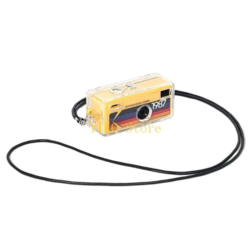 K32C Practical Plastic Camera Skin Plastic Texture for Compact 1987 Keychain Camera
