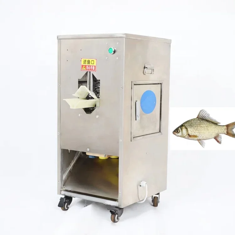

Stainless Steel Automatic Fish Scale Removal Machine Vertical Small Fish Killing Machine