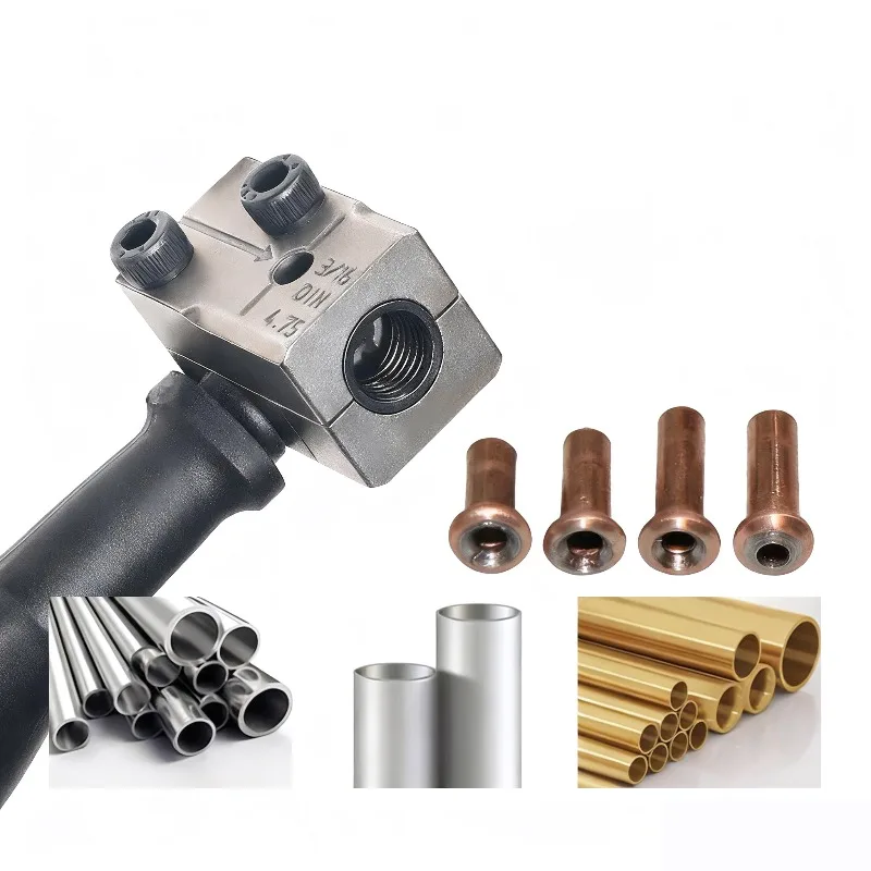 

Двойной инструмент для мотоцикла, автомобиля, грузовика, тормозная линия, инструмент для развальцовки 3/16 дюйма, двойной развальцовочный инструмент, металлическая ручная тормозная линия