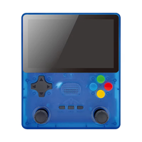 New R39S Retro Handheld Video Game Console Linux System 4 Inch IPS Screen Portable Pocket PSP Video Games Player 64GB Blue