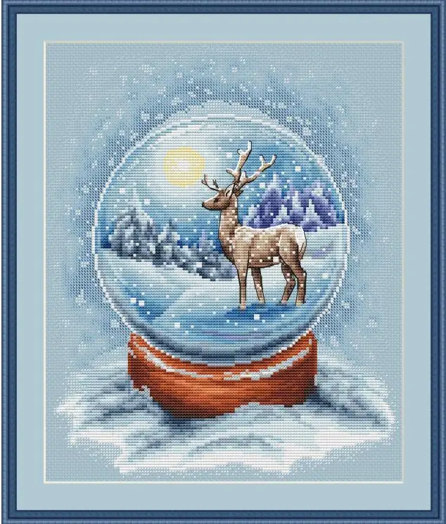 

MM201206 Homefun Cross Stitch Kit Package Greeting Needlework Counted Kits New Style Joy Sunday Kits Embroidery Cross-stitch Set