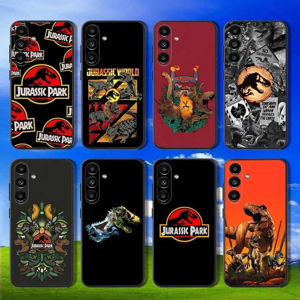 

J-Jurassic Park Dinosaur World Phone Case For Samsung Galaxy A13,A21s,A22,A31,A32,A52,A53,A71,A80,Soft Black Shell
