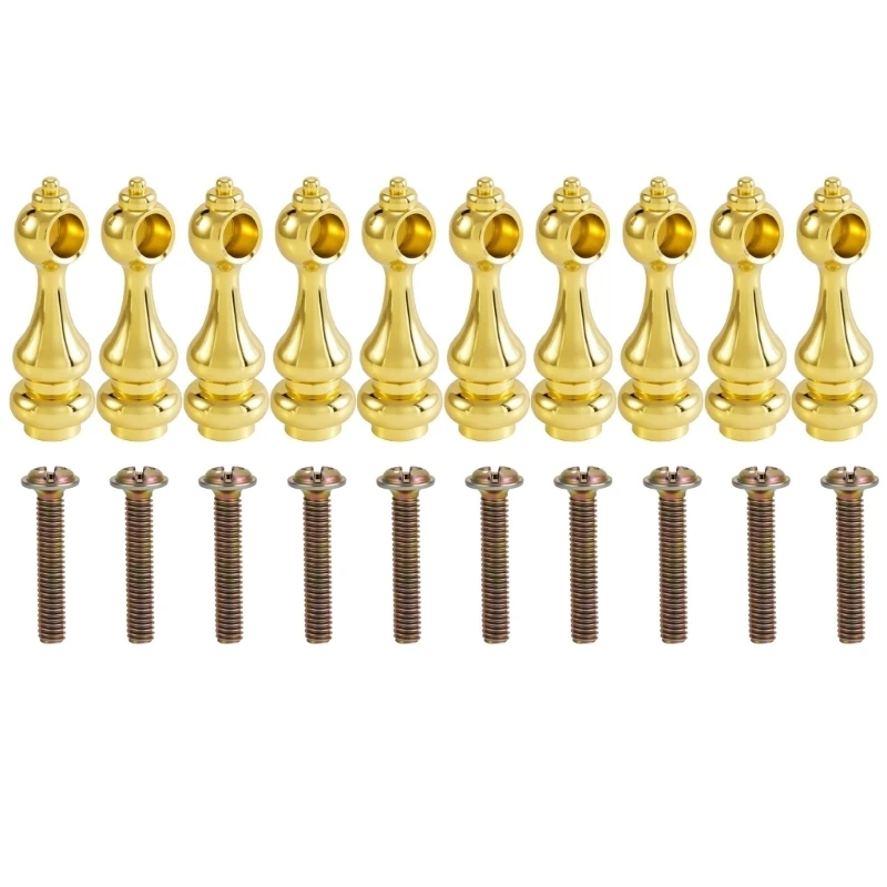10Pcs Unique Metal Railing Clip Attachments For Secure Cabinet And Shelf Support HX6C