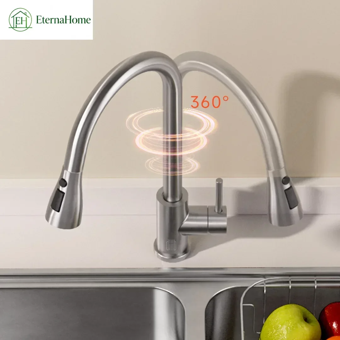 Diiib Sensitive Touch Control Faucets 304 stainless steel Deck Mounted Mixer Stream Sprayer Head Sensor Bathroom Accessories
