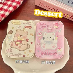 Cartoon Sweet Cat Lens Container Women INS Contacts Lens Case Men Color Contact Lenses Storage Box Portable Travel Set