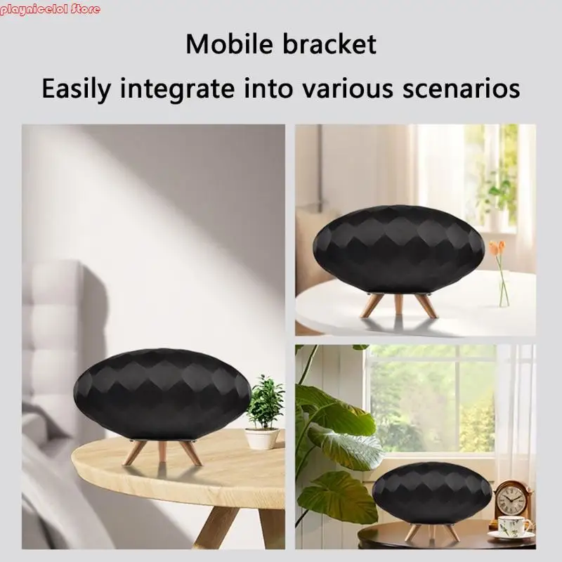 E8BA مكبرات الصوت حامل سطح المكتب المعدني مع التخميد الاهتزاز لمكبرات صوت إسفين تشكيل B&W