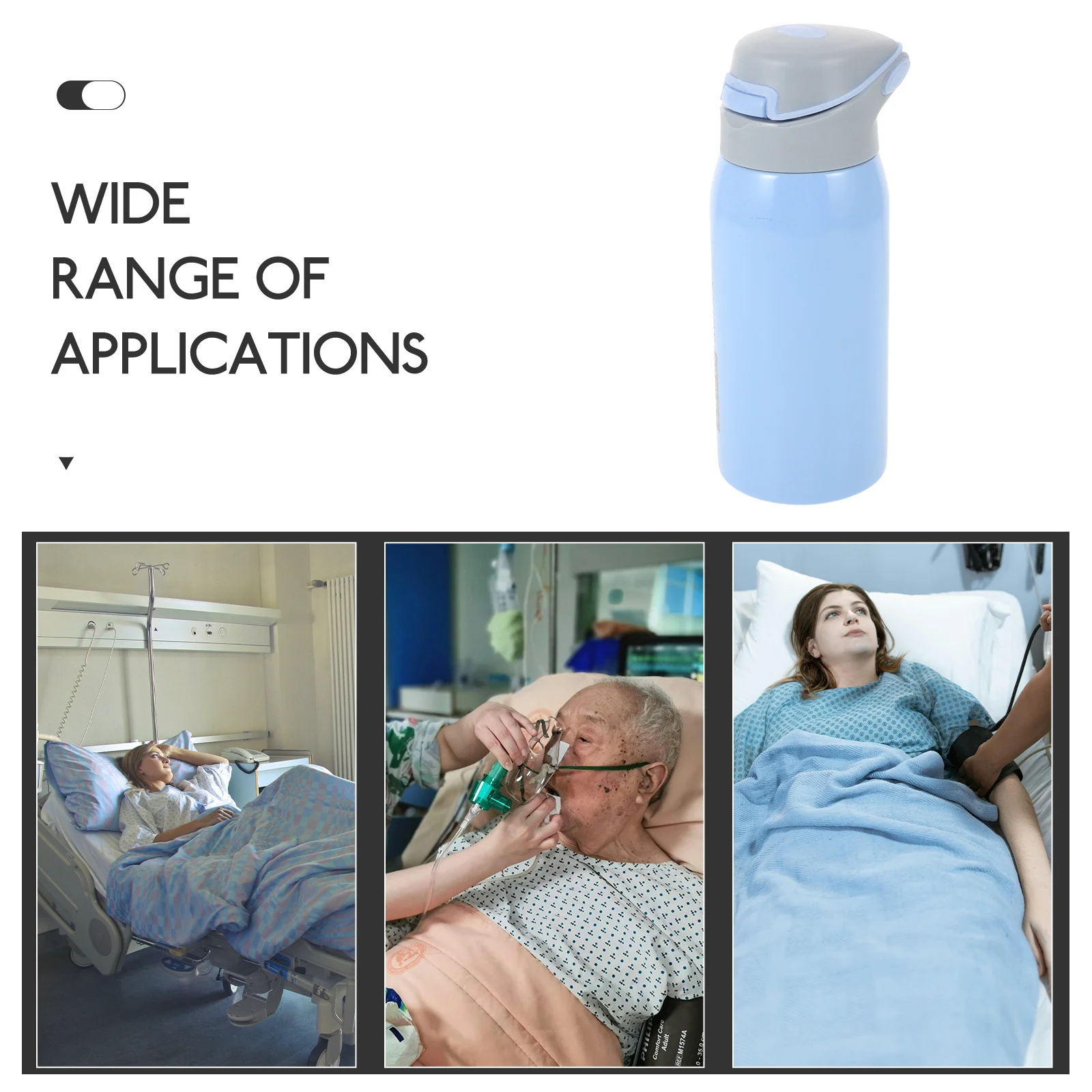 

Spill Proof Drinking Cup for Adults Choking Prevent Design Stainless Steel PP Material Easy Clean for Convalescent Pregnant