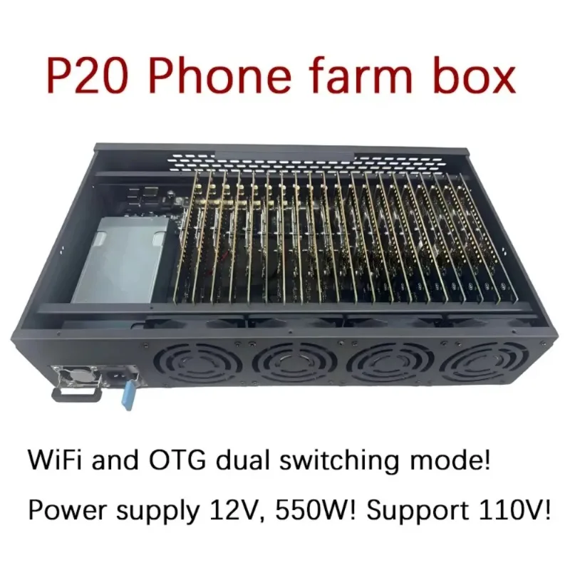 Double Cut P20 Open Mobile Phone Case Farm Box Power Supply Accessory Phone Farm Box