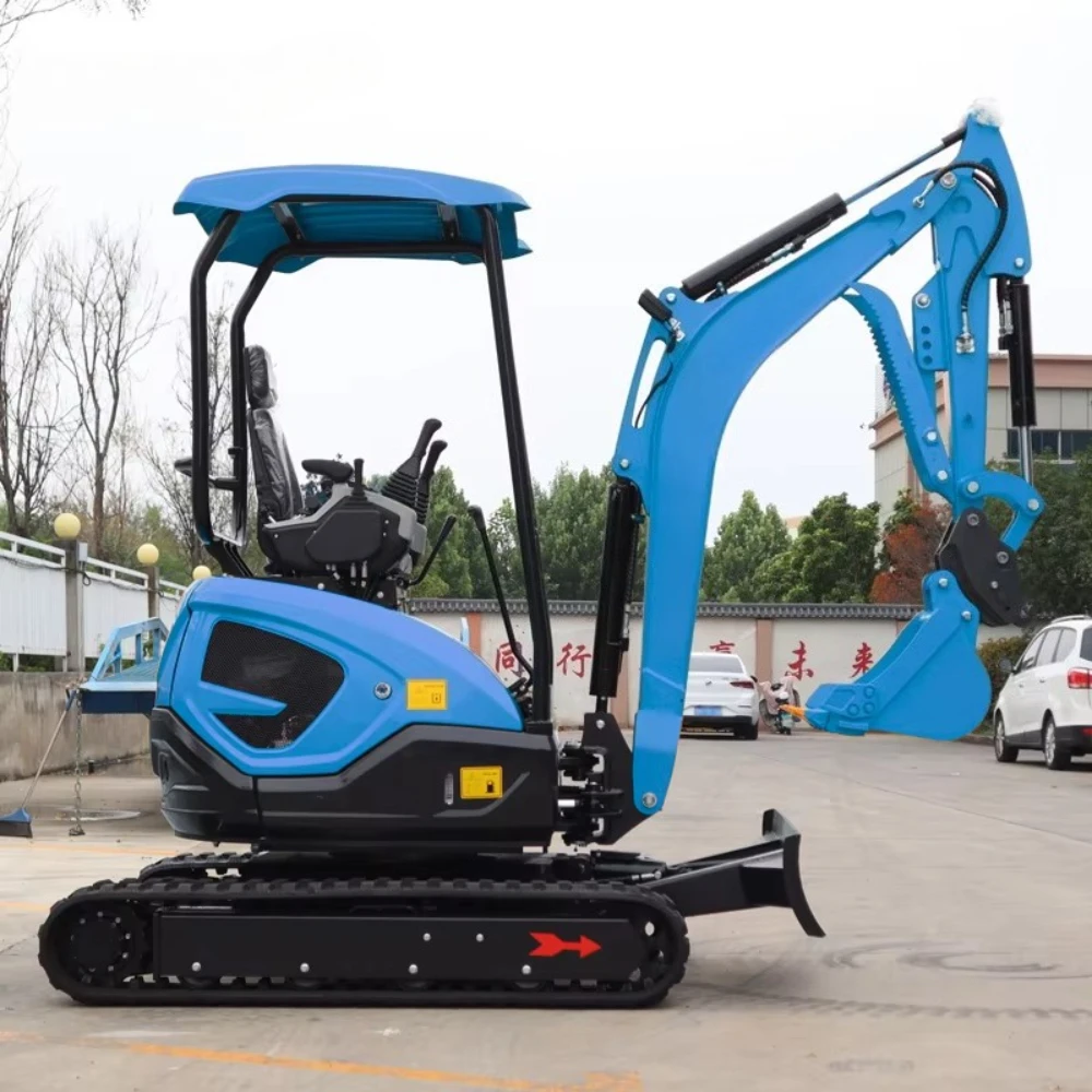 شحن مجاني حفارة صغيرة معتمدة من مادة EPA من 0.8 طن إلى 3 طن نوع زاحف مع دلو هيدروليكي آلة حفار صغيرة صغيرة للبيع