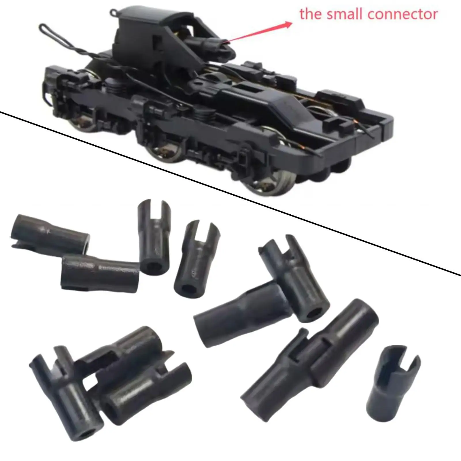 12Pcs 1/87 HO Scale Sand Table Professional Model Railways Trains DIY Modified Toys Hobbies Coupler Connectors Train Accessories