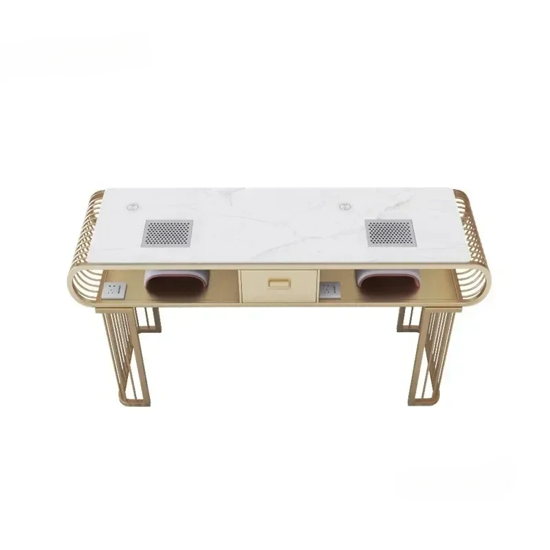 

Функциональные современные кованые столы для ногтей для коммерческой мебели, маникюрный стол для красоты, креативный высококлассный стол для ногтей