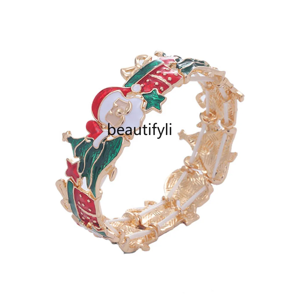 Christmas bracelet bracelet Christmas tree gift cute bracelet Santa holiday jewelry