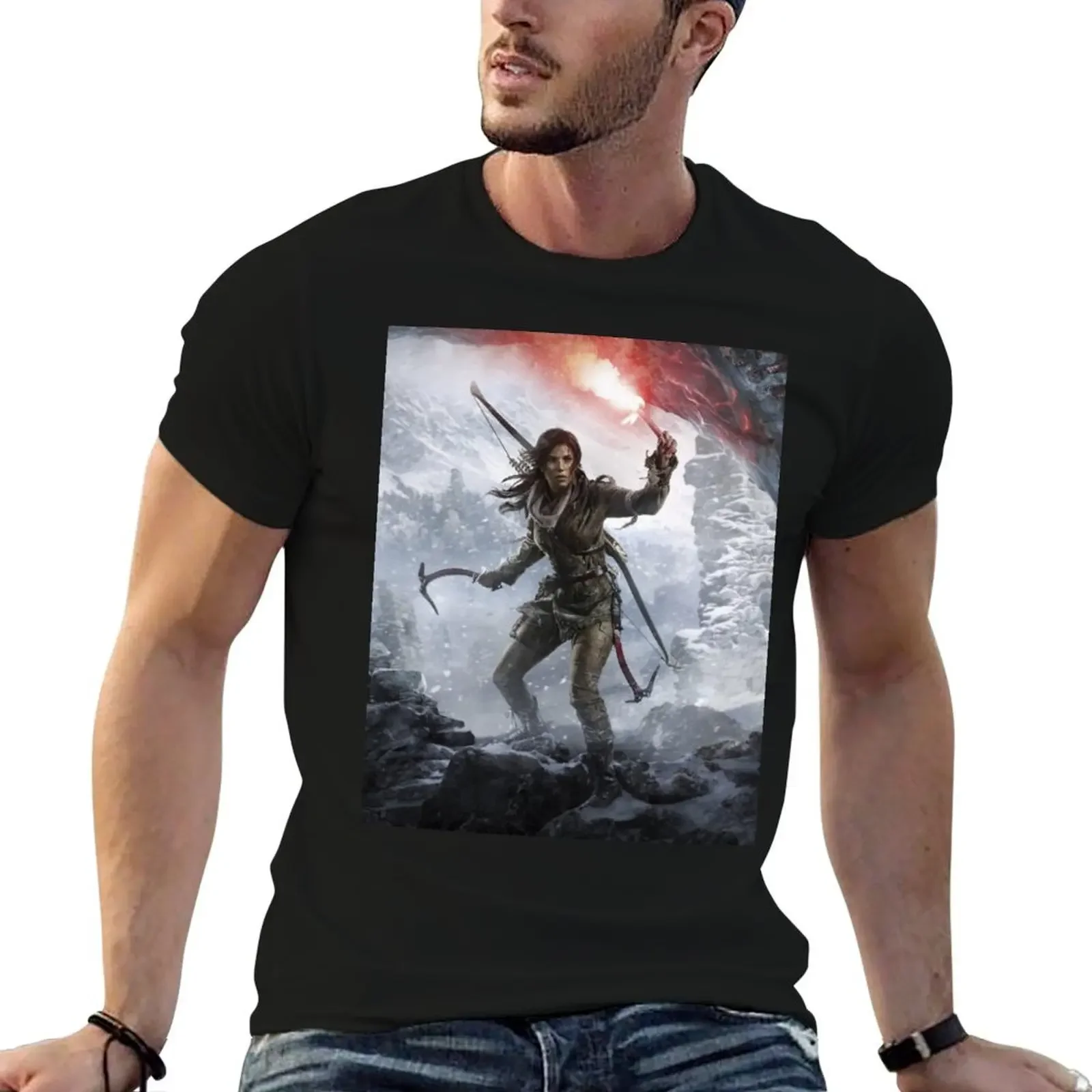 Tomb Raider T-Shirt blanks quick drying boys animal print mens funny t shirts