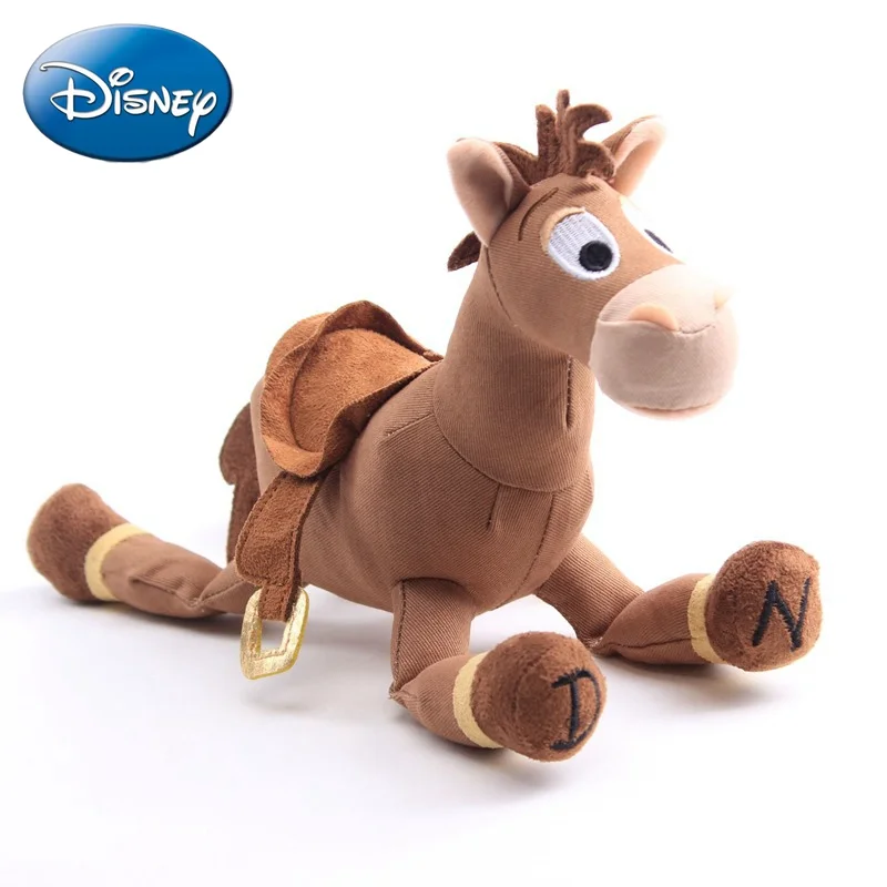 

Disney 2025 История игрушек Вуди Шериф Бас Bullseye Мягкие игрушки Милая лошадь Мультяшная плюшевая кукла Подарок на день рождения для детей Плюшевая игрушка