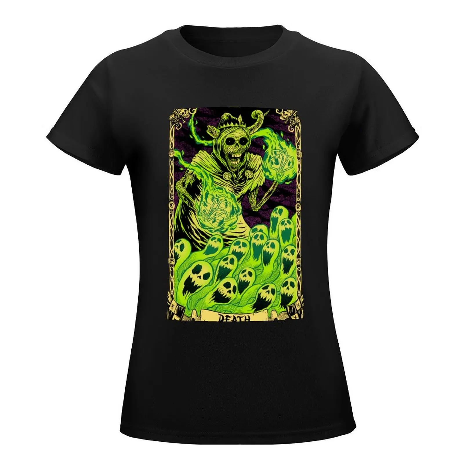 Death T-Shirt aesthetic clothes summer tops funny womans clothing