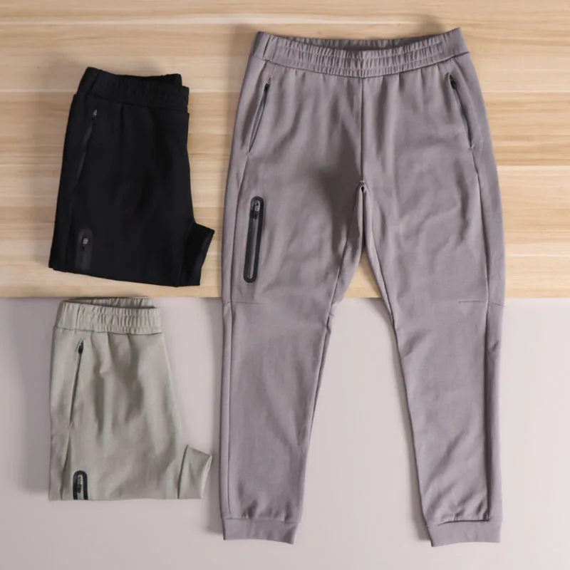 

Ergonomic 3D Knife Cut Pred ket Spring Summer Men's Air Cotton Cuffed Sports Casual Pants Straight Leg Faion Urban Yo...