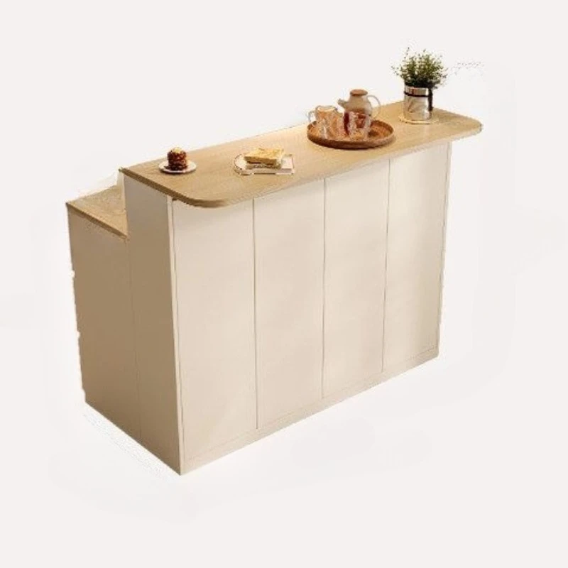 Household, Cream Style, Multifunctional Bar Table, Side Cabinet