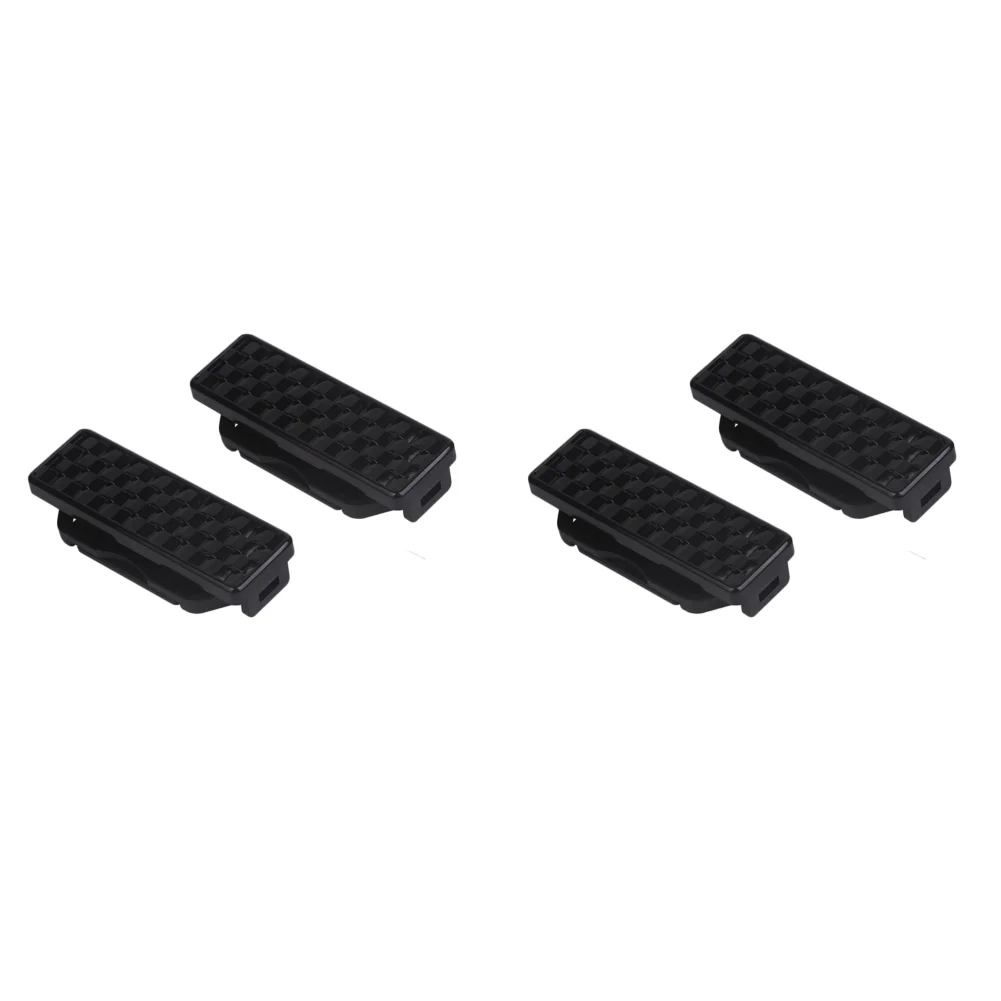 

2pcs Car Seat Belt Clips Buckles Shoulder Tension Adjuster Clamps (Black)