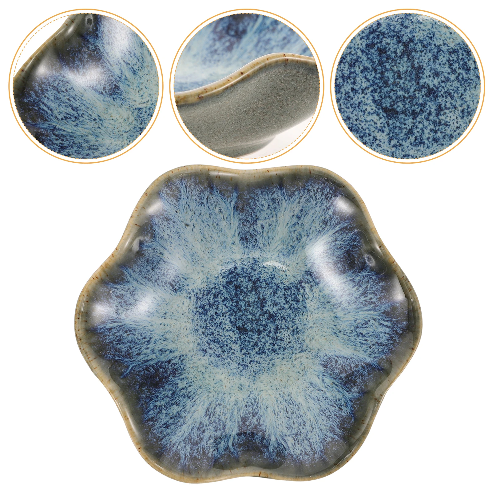 

Ceramic Jewelry Tray Organizer Plate For Rings Keys Earrings Storage Desktop Trinket Dish Ring Holder Key Tray Small