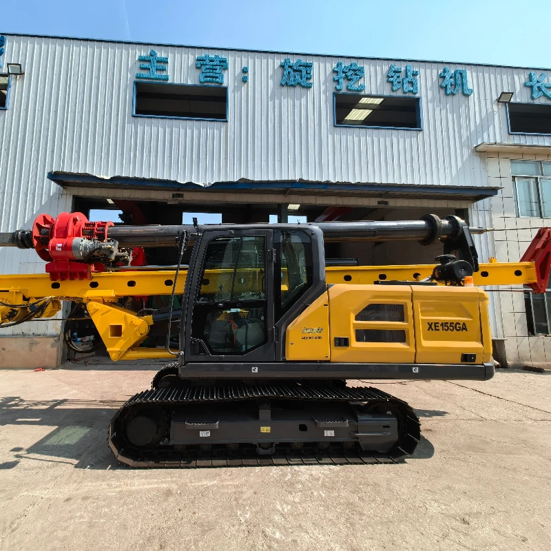 Rotary Piling Equipment Hydraulic Bored Pile Rig for Residential Building Foundation High Efficiency Rock Drilling Machine