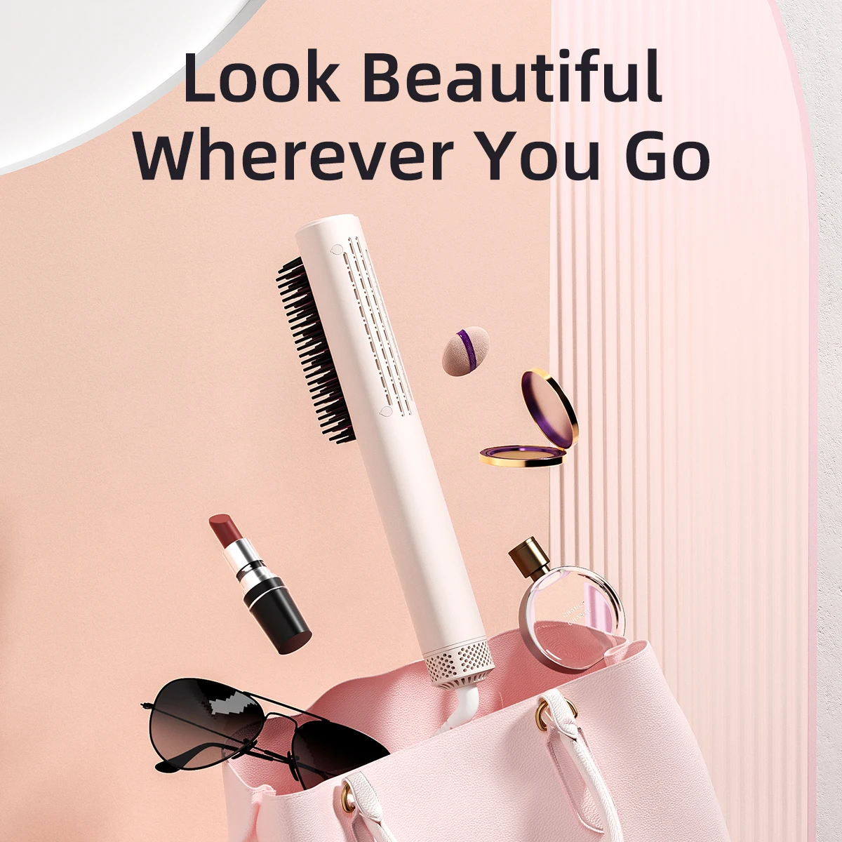 Electric Hot Comb Multifunctional Straight Hair Straightener Comb Negative Ion Anti-Scalding Styling Tool Straightening Brush