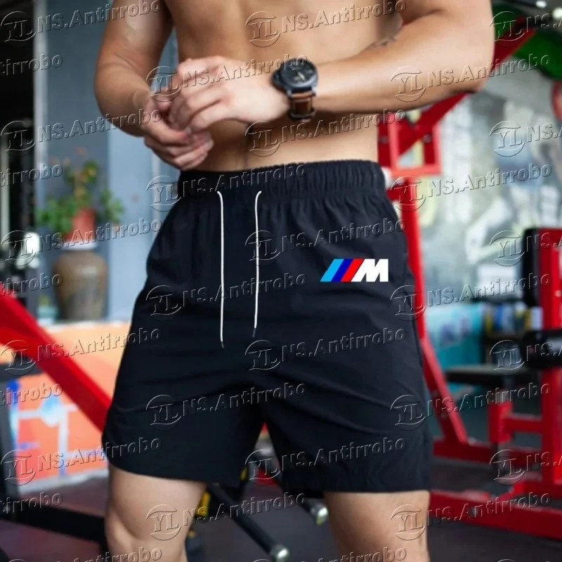 

2025 Men's Quick Drying Sports BMW Motorcycle Shorts, Casual, Breathable, Sweat Absorbing, Bicycle Shorts, Motorcycle Shorts