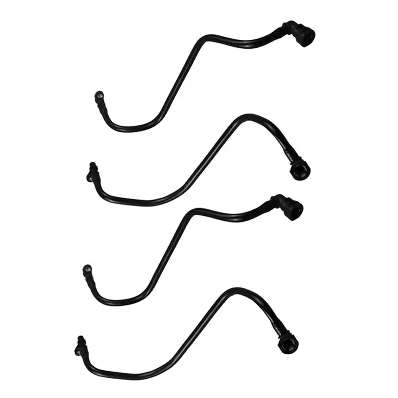 Top Sale 4Pcs 31319280 31319281 Transmission Radiator Oil Pipe Lower &Upper Oil Line Hose For Volvo S80 09-15 S60 XC60