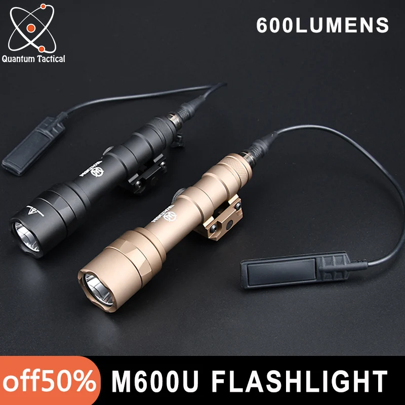 

Tactical M600U Flashlight Wadsn Outdoor LED Light M600B Scout Lights Airsoft Hunting Led Spotlight Momentary On For 20MM Rail