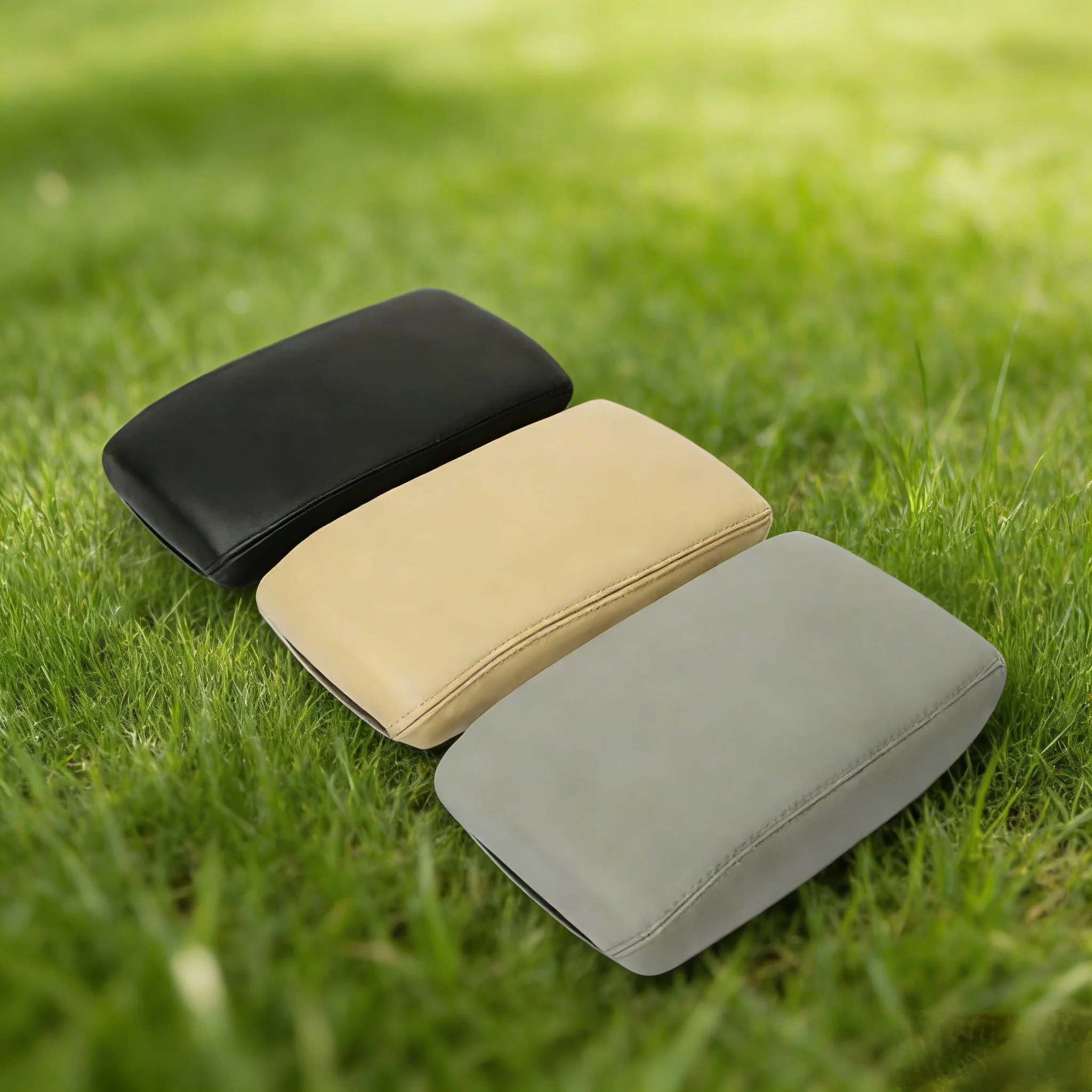 

Car Style Leather Black Beige Gray Car Armrest Cover Center Console Armrest Lid for Audi A6 C6 2005-2011 for Cars