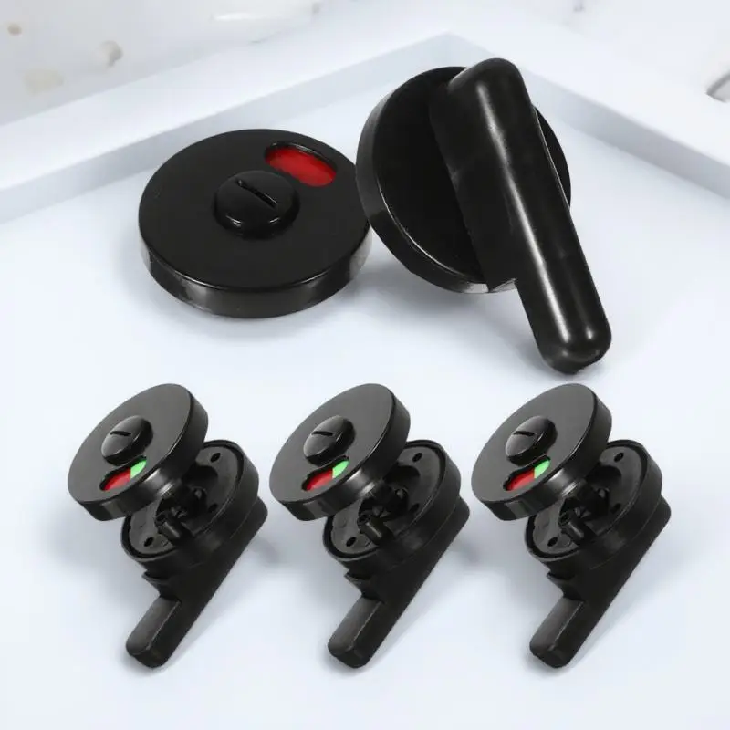 4Pcs Bathroom Plastic Partition Door Lock Rustproof Durable Indicator Toilet Shower Cubicle Public Toilet Accessory