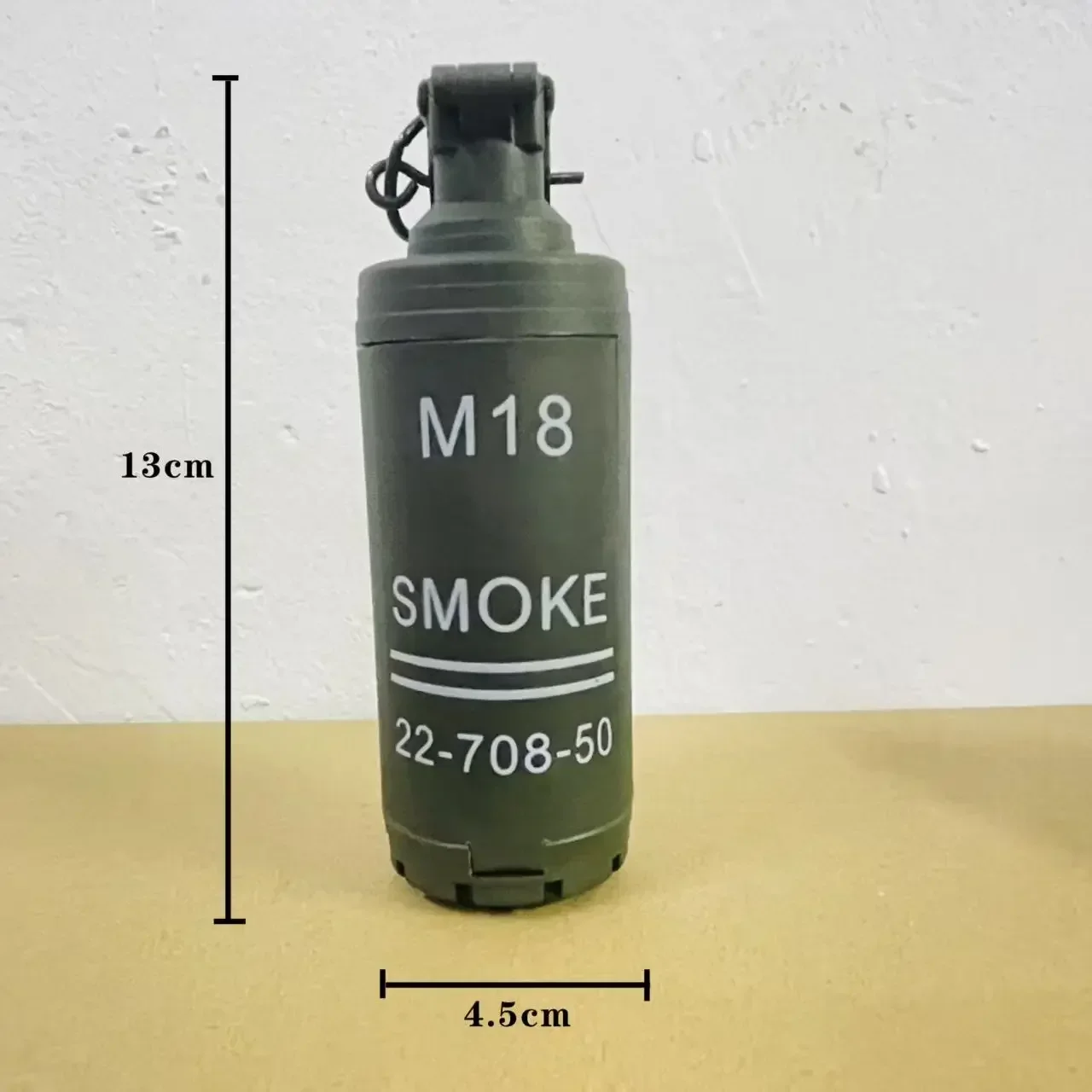 BLDart Gun Dart Gun 1/2 قطعة M18 لعبة قنبلة يدوية، قنبلة يدوية تكتيكية نموذج قنبلة دخان لعبة بلاستيكية-نموذج قنبلة يدوية خارجية.