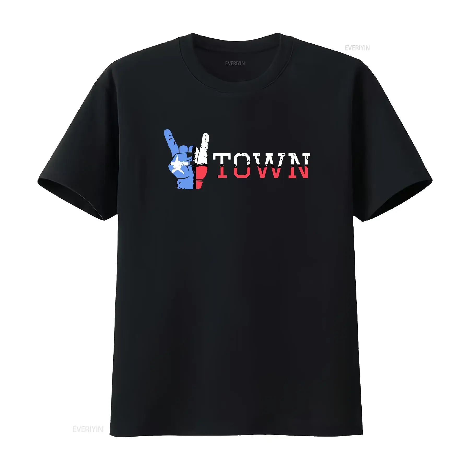 Camiseta H Town de Houston, Texas, Lone Star State, estilo vintage, lavada, ropa de diseñador, suave, transpirable, elegante para hombre