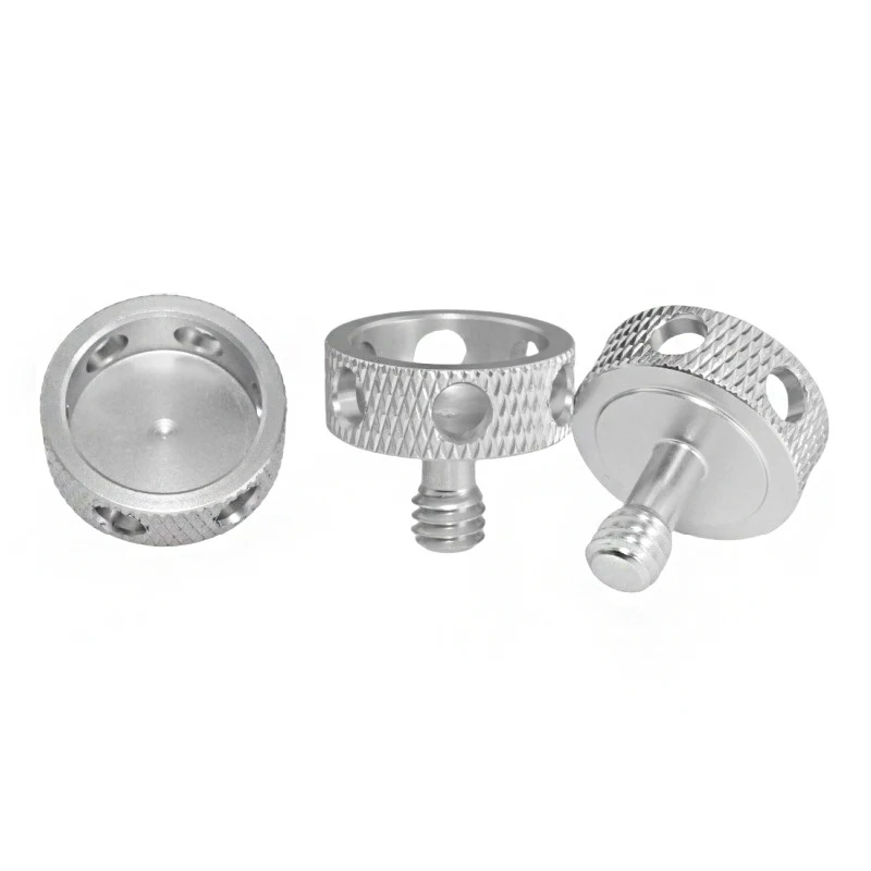 Trépied d'appareil photo de photographie en alliage d'aluminium, vis de 1/4 pouces, réglage fixe, vis 1/4 adaptée à la plaque à dégagement rapide