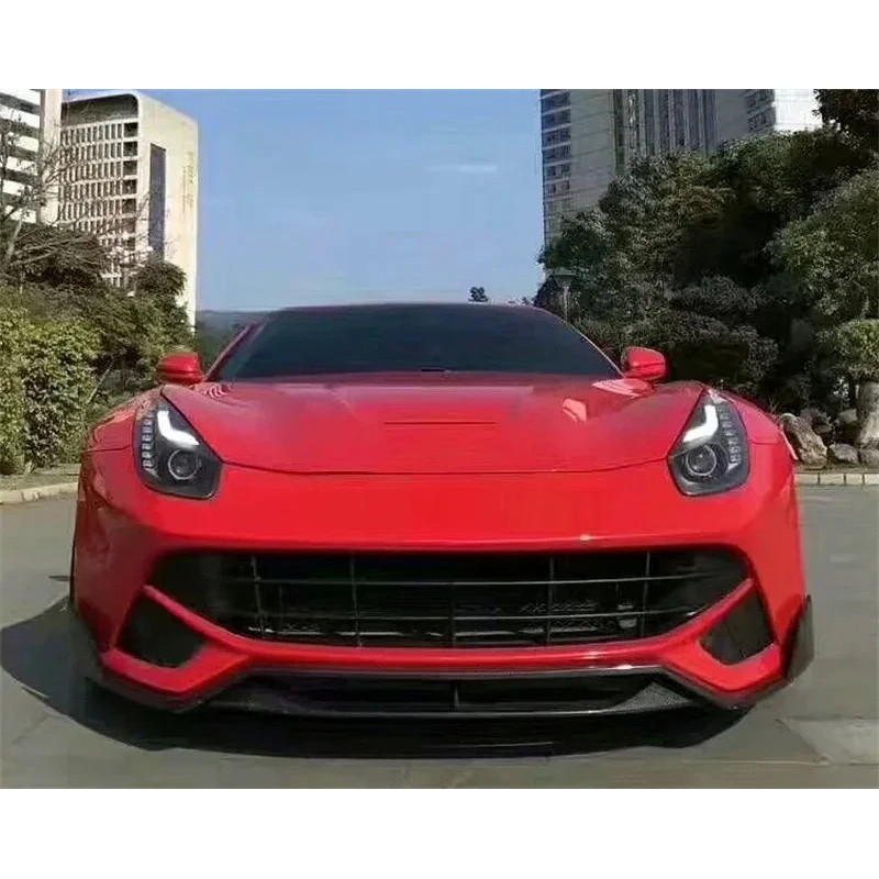 

Suitable for F12 modified car accessories, DMC style carbon fiber front bumper lip, car tools