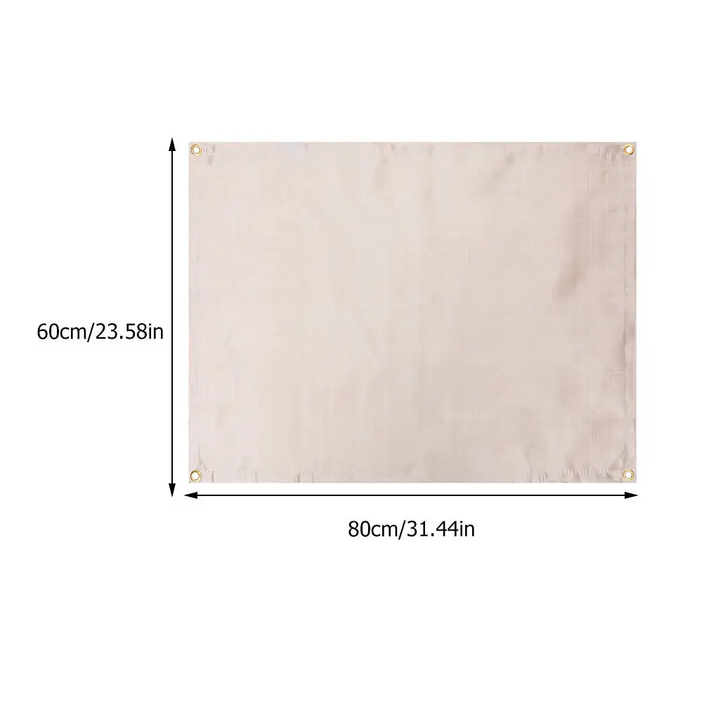 1pc Feuer Widerstand Decke Glas Isolierung Tuch Für Küche Grill Camping Auto Notfall Feuerfeste Matte