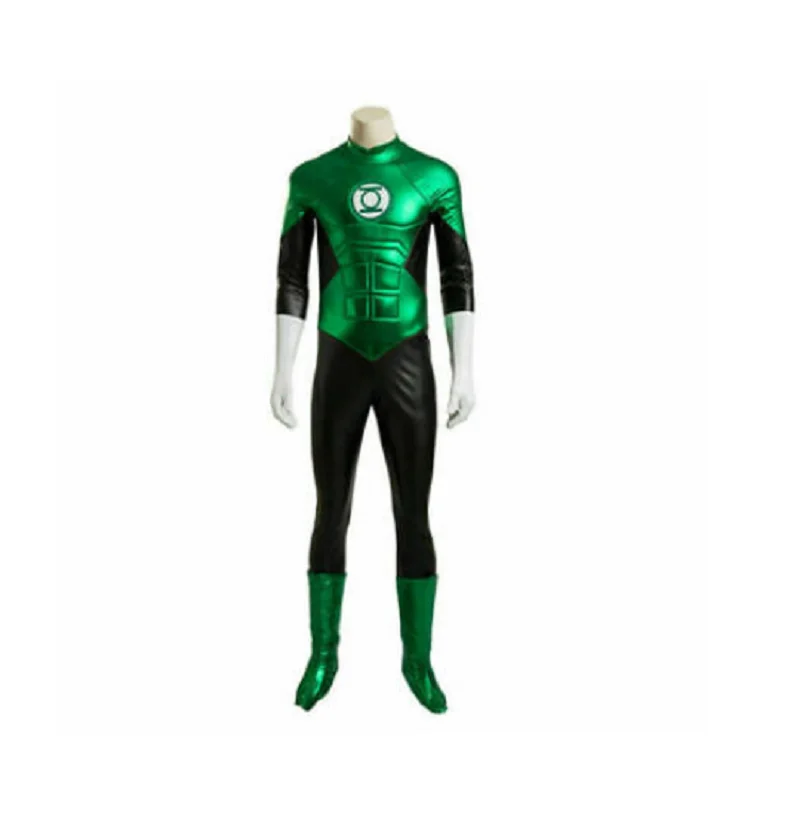 Hot selling Green Lantern cosplay costume full set Halloween