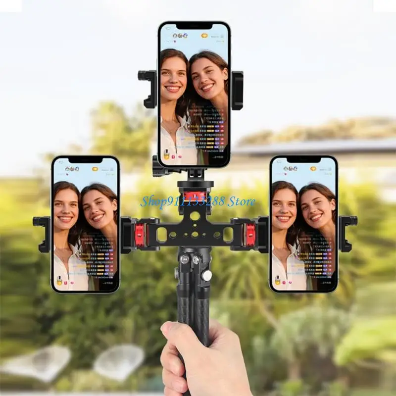 G88D قابلة للتعديل الكاميرا حامل حامل 1/4inch لميكروفون LED للهاتف Action Phone