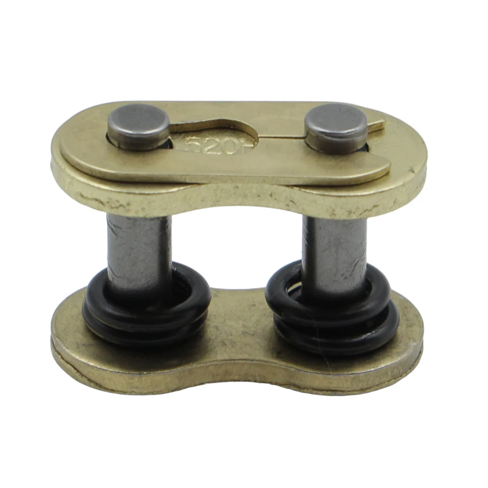 Motorcycle gold oil seal chain buckle 428 520 525 530 with O-ring chain lock motorcycle buckle connecting rod chain joint chain